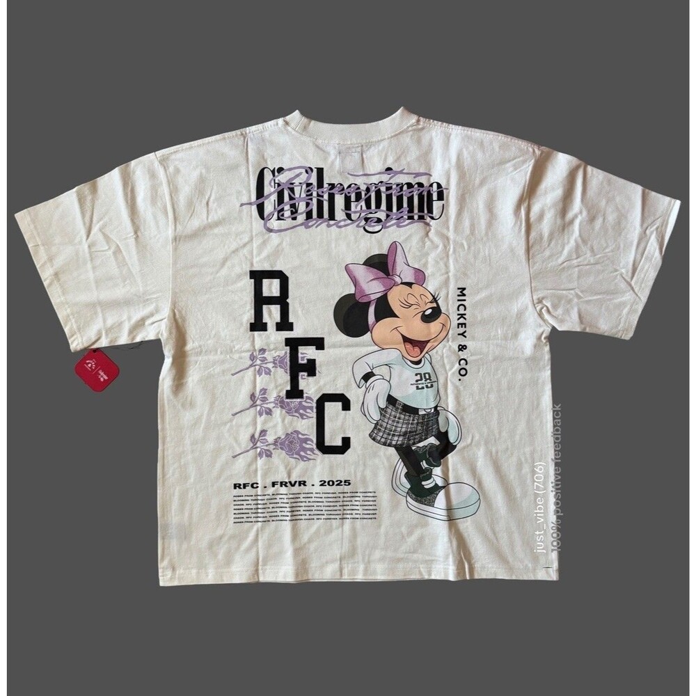 Civil Regime Mickey & Friends Minnie’s Rose 199x Premium Tee Men’s XL NWT